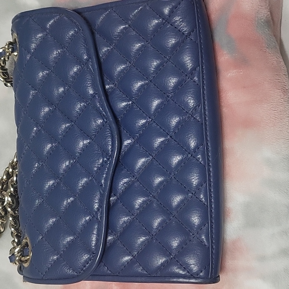 BEAUTIFUL REBECCA MINKOFF BLUE  CROSSBODY BAG - Picture 2 of 10